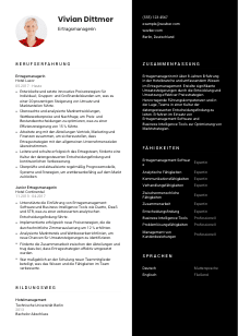 Lebenslauf-Vorlage für Ertragsmanager*in #3
