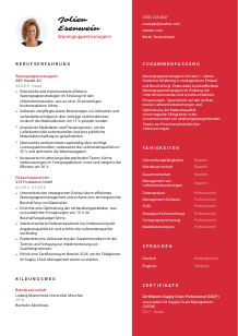 Lebenslauf-Vorlage für Warengruppenmanager*in #3