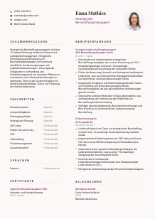 Lebenslauf-Vorlage für Strategische*r Beschaffungsmanager*in #3