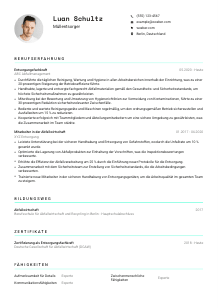 Lebenslauf-Vorlage für Müllentsorger*in #3