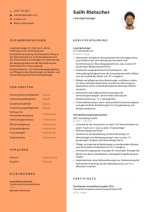 Lebenslauf-Vorlage für Leasingmanager*in #3