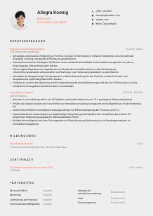 Lebenslauf-Vorlage für Regionale*r Immobilienmanager*in #3