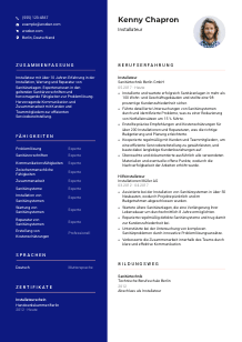 Lebenslauf-Vorlage für Installateur*in #3