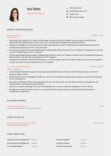 Lebenslauf-Vorlage für Bühnenmanager*in #3