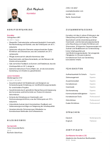 Lebenslauf-Vorlage für Korrektor*in #2