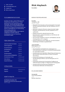 Lebenslauf-Vorlage für Korrektor*in #3