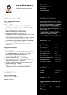 Lebenslauf-Vorlage für Rechenzentrumsingenieur*in #3