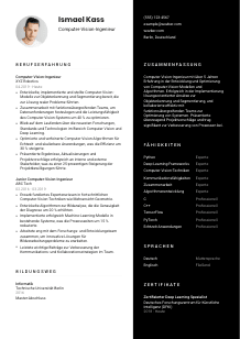 Lebenslauf-Vorlage für Computer-Vision-Ingenieur*in #3