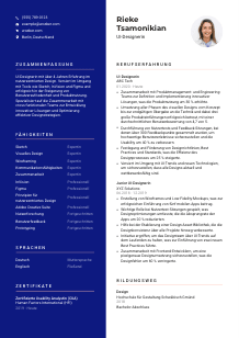 Lebenslauf-Vorlage für UI-Designer*in #3