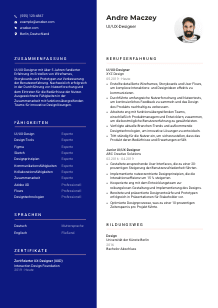 Lebenslauf-Vorlage für UI/UX-Designer*in #3