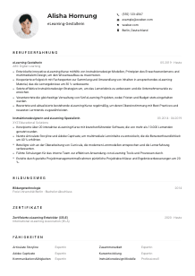 Lebenslauf-Muster für eLearning-Gestalter*in
