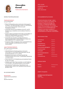 Lebenslauf-Vorlage für Technische*r Zeichner*in #3
