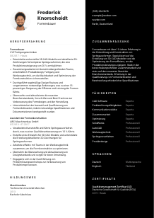 Lebenslauf-Vorlage für Formenbauer*in #3