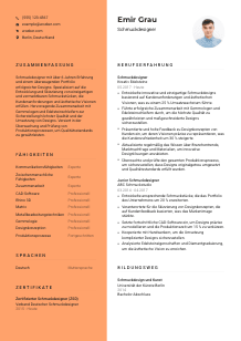 Lebenslauf-Vorlage für Schmuckdesigner*in #3