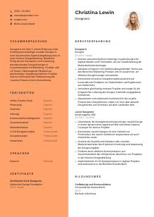 Lebenslauf-Vorlage für Designer*in #3