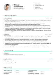 Lebenslauf-Vorlage für Umweltgrafikdesigner*in #3