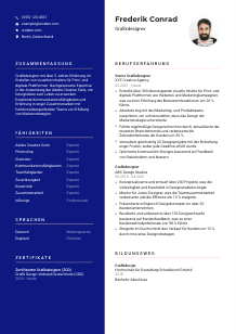 Lebenslauf-Vorlage für Grafikdesigner*in #3