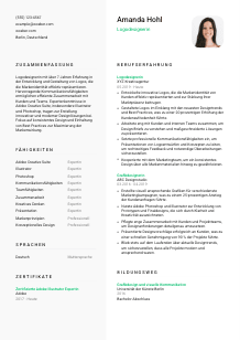 Lebenslauf-Vorlage für Logodesigner*in #2
