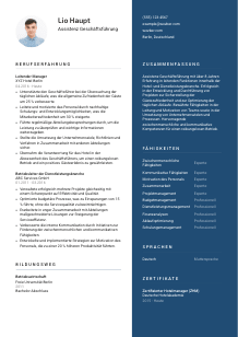 Lebenslauf-Vorlage für Assistenz Geschäftsführung #2