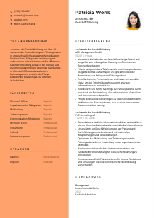 Lebenslauf-Vorlage für Assistenz der Geschäftsleitung #3