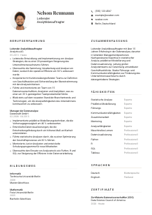 Lebenslauf-Vorlage für Leitende*r Analytikbeauftragte*r #1