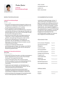 Lebenslauf-Vorlage für Leitende*r Diversitätsbeauftragte*r #2