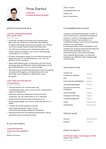 Lebenslauf-Vorlage für Leitende*r Lieferkettenbeauftragte*r #2