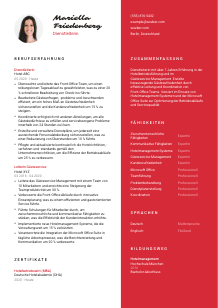 Lebenslauf-Vorlage für Dienstleiter*in #3