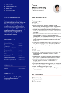 Lebenslauf-Vorlage für Funktionsmanager*in #3