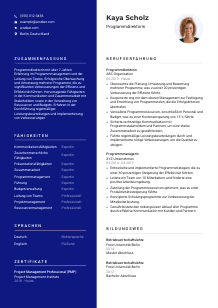 Lebenslauf-Vorlage für Programmdirektor*in #3