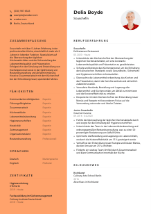 Lebenslauf-Vorlage für Souschef*in #3