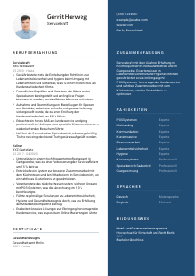 Lebenslauf-Vorlage für Servicekraft #2