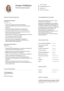 Lebenslauf-Vorlage für Reservierungsmanager*in #1