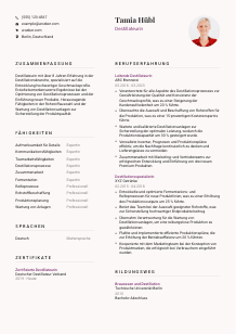 Lebenslauf-Vorlage für Destillateur*in #3