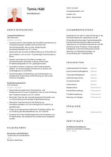 Lebenslauf-Vorlage für Destillateur*in #1
