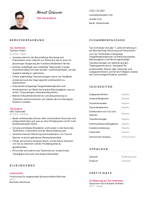 Lebenslauf-Vorlage für Tee-Sommelier*ière #2