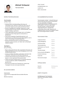 Lebenslauf-Vorlage für Tee-Sommelier*ière #1