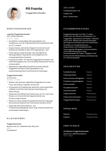 Lebenslauf-Vorlage für Fluggerätmechaniker*in #3
