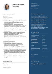 Lebenslauf-Vorlage für Geotechniker*in #2
