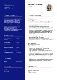 Lebenslauf-Vorlage für Geotechniker*in #3