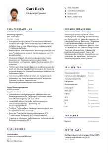 Lebenslauf-Vorlage für Steuerungsingenieur*in #2