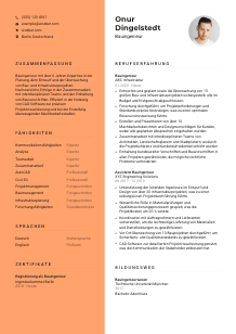 Lebenslauf-Vorlage für Bauingenieur*in #3