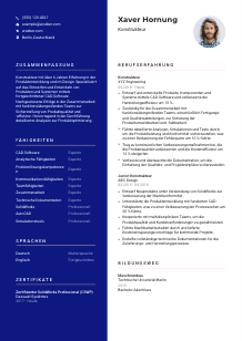 Lebenslauf-Vorlage für Konstrukteur*in #3