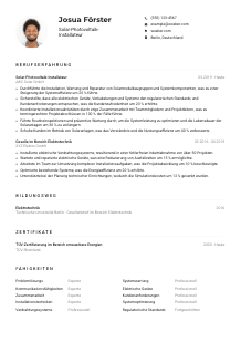 Lebenslauf-Muster für Solar-Photovoltaik-Installateur*in