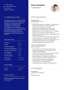 Lebenslauf-Vorlage für Produkttechniker*in #3