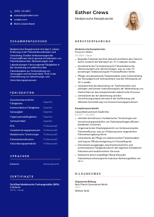 Lebenslauf-Vorlage für Medizinische*r Rezeptionist*in #3