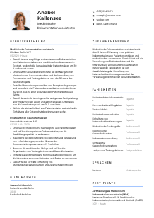 Lebenslauf-Vorlage für Medizinische*r Dokumentationsassistent*in #2
