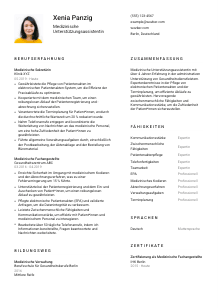 Lebenslauf-Vorlage für Medizinische*r Unterstützungsassistent*in #1