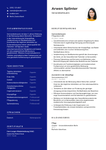 Lebenslauf-Vorlage für Seniorenbetreuer*in #3