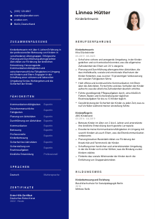 Lebenslauf-Vorlage für Kinderbetreuer*in #3